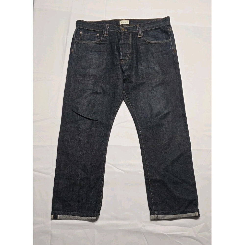 Same Los Angeles Sz 36x29 Selvedge Jean in Dark Wash Made In USA